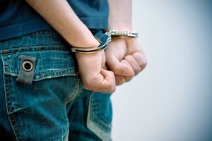 Juvenile in handcuffs